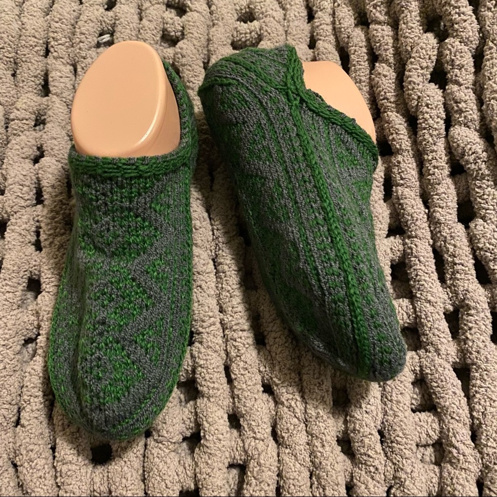 Hand Knitted Turkish Wool Socks | 100 % Natural Wool | Indoor Slipper Socks